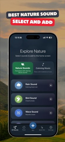Sleep Sounds - Sleepmix iPhone screenshot