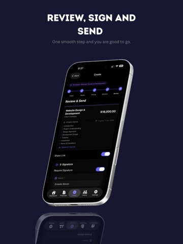 DealPage — Proposals & Deals iPad screenshot