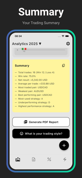 Traderly: Forex Journal & Note Screenshot 5 of 10