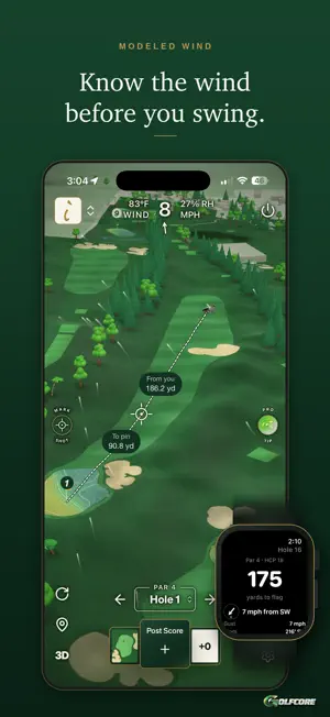 GolfCore: Golf GPS Rangefinder screenshot 4