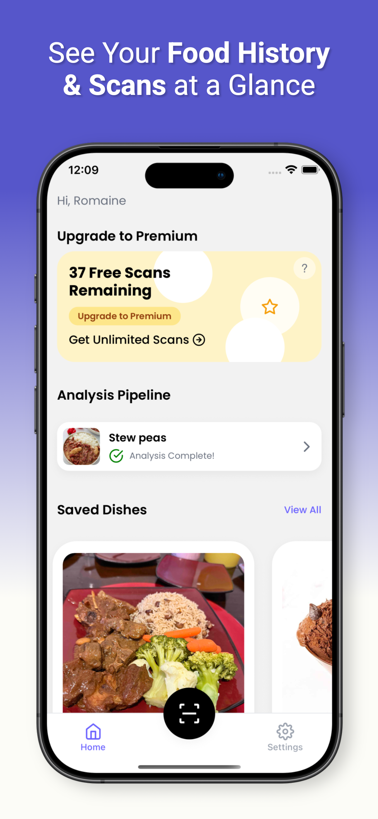 BiteBeam - Meal Analyzer