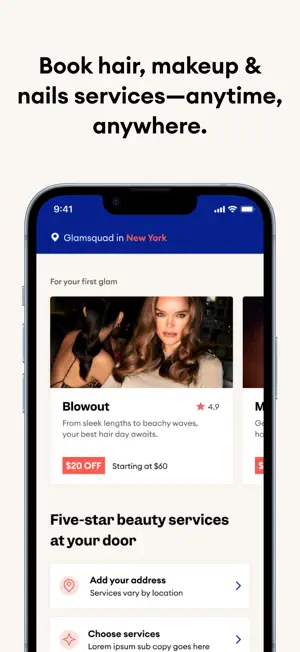 Glamsquad: On-Demand Salon App screenshot 1