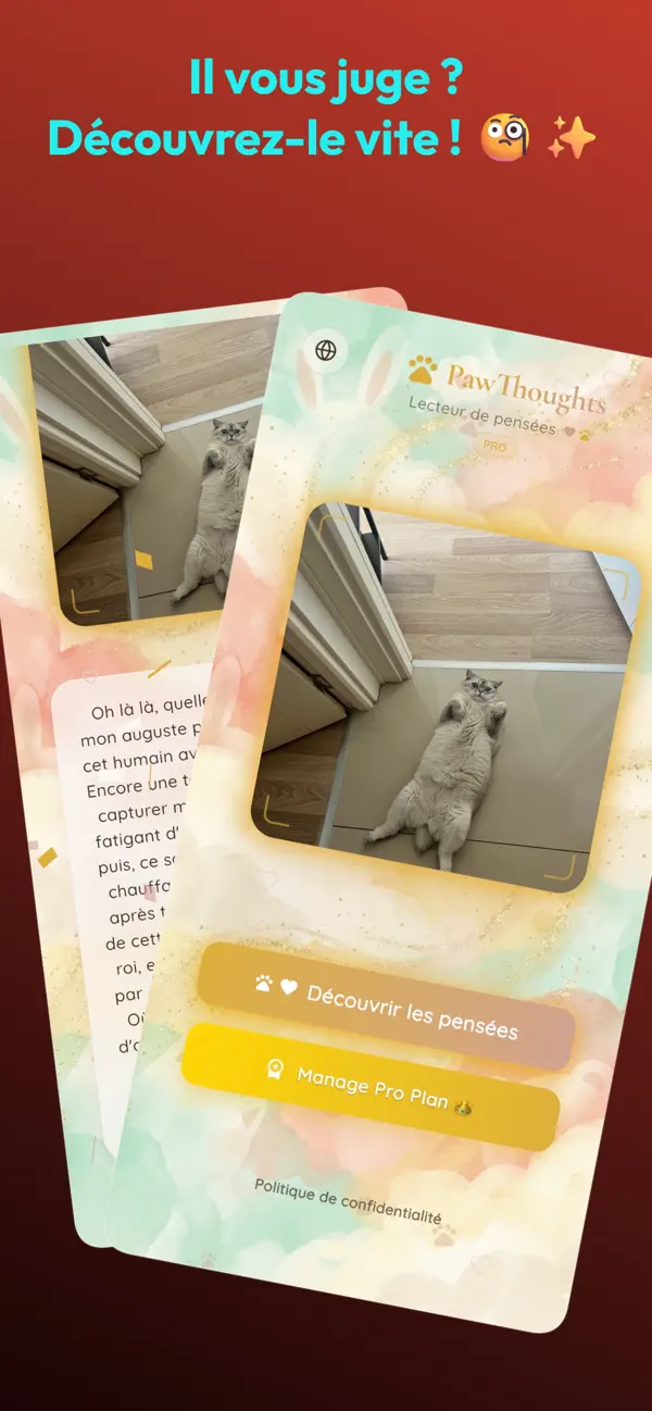Screenshot #3 pour Pawthoughts - Pet Translator