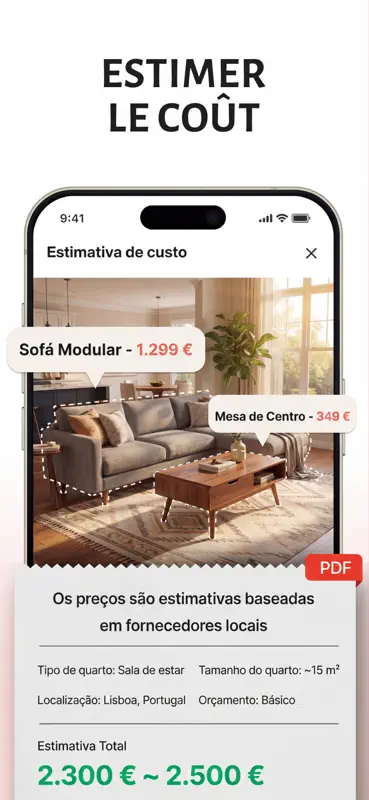 SnapHome Design d'intérieur IA screenshot 3 of 10