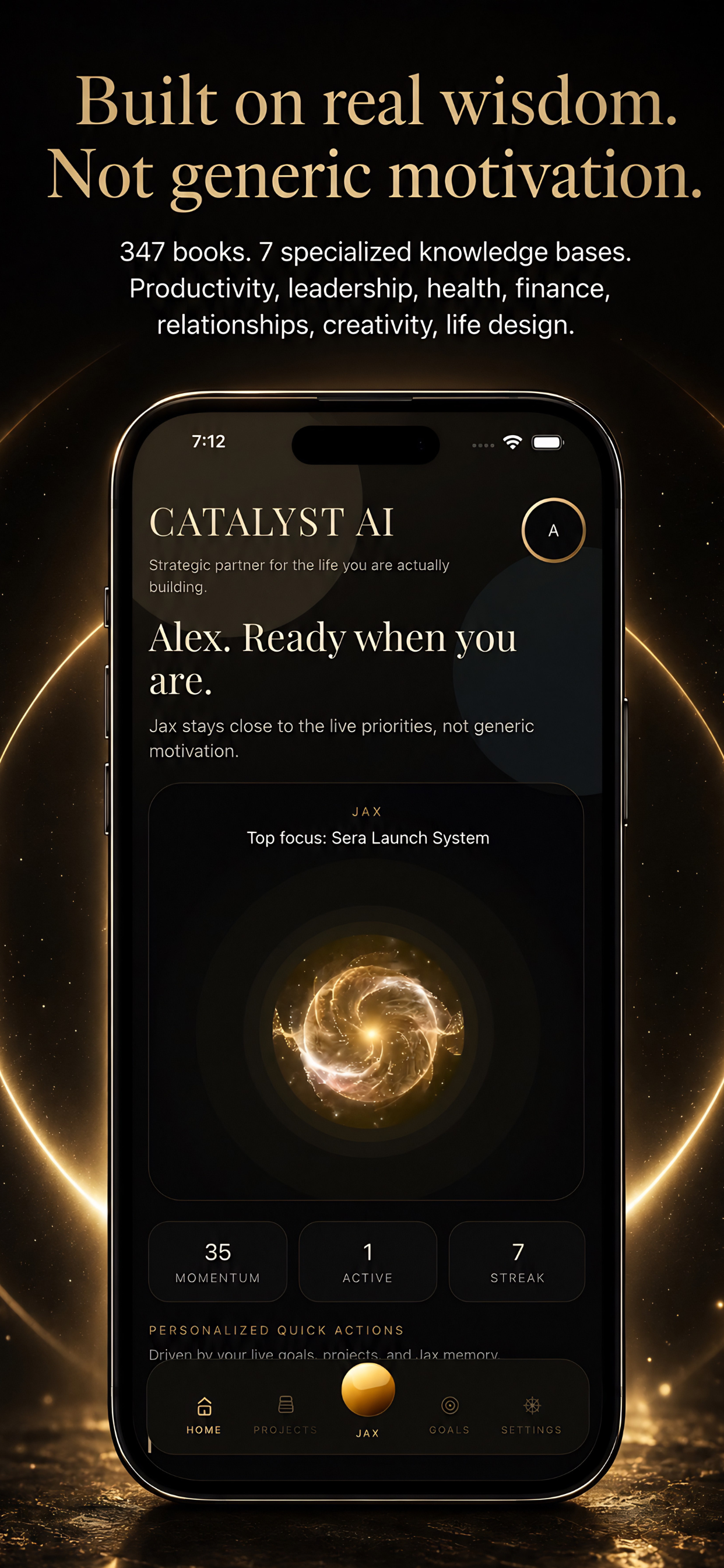 Catalyst: AI Coach & Goals
