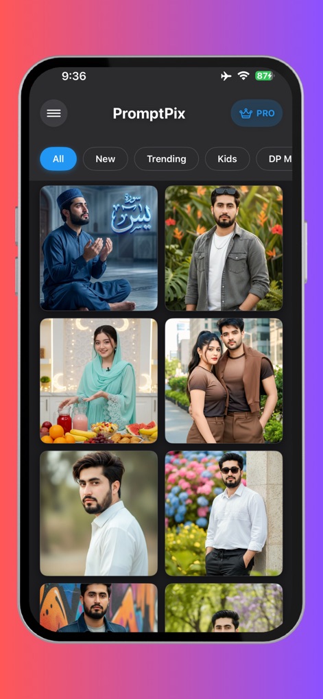 PromptPix -AI Prompt Generator - App de Diseño gráfico | MWM