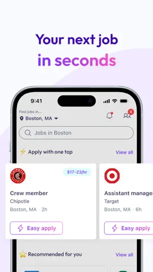 JobGet: Search and Apply Fast screenshot 1