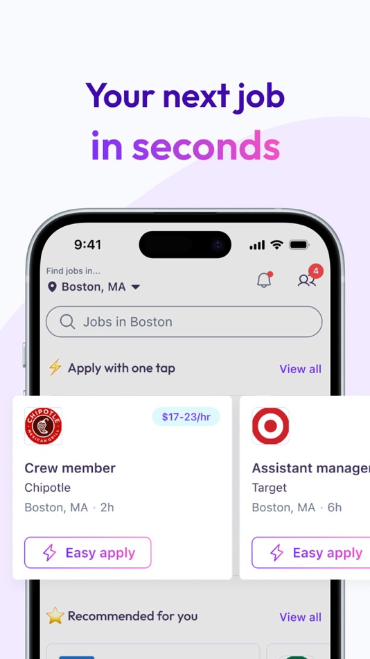 #1. JobGet: Search and Apply Fast (iOS) 由: JobGet Inc.