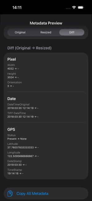 ImageResize スクリーンショット