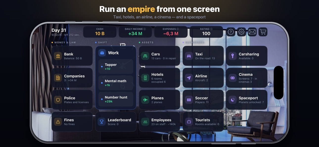 Screenshot 1 of Make Money: Tycoon Empire