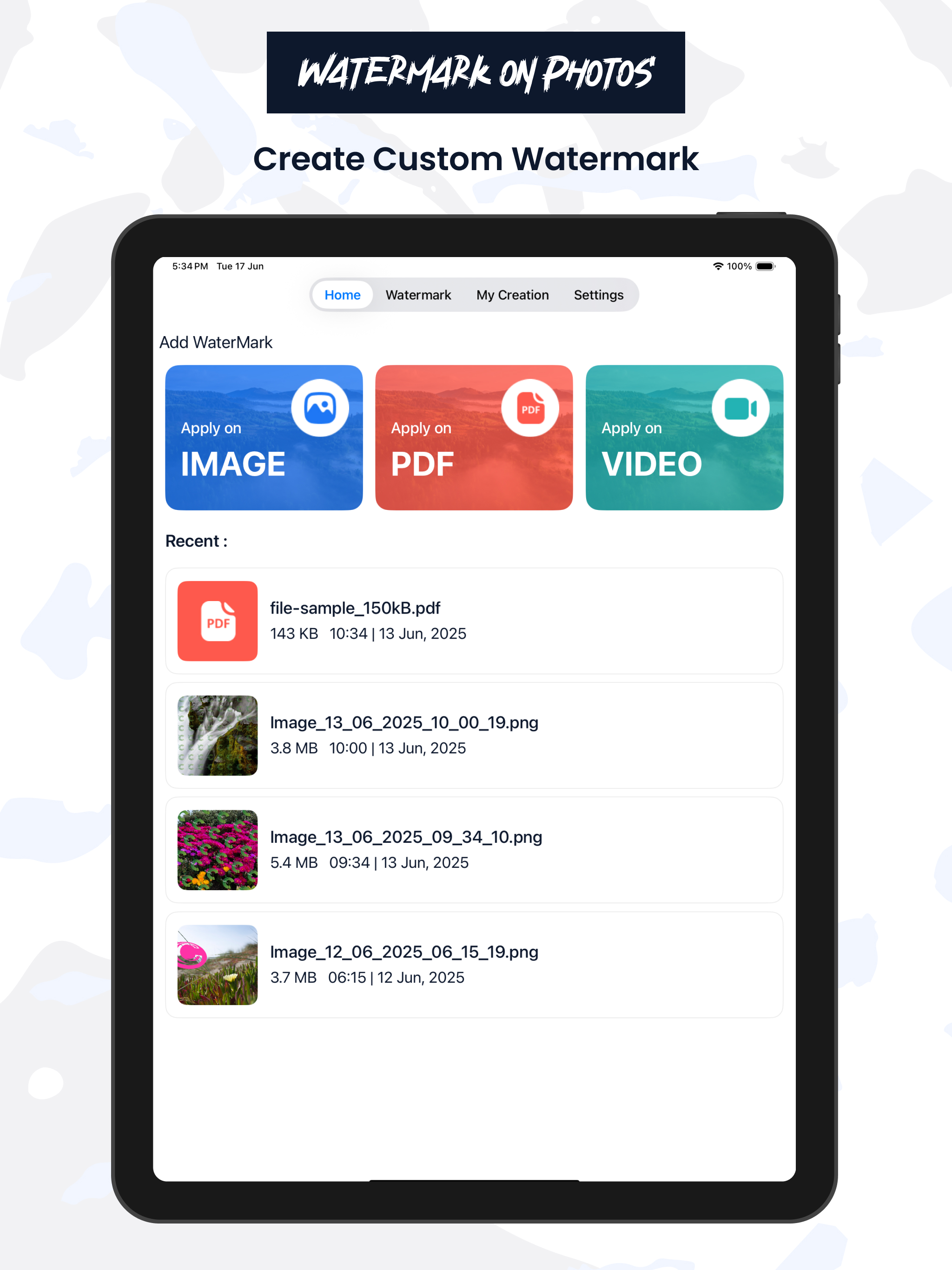 Add Watermark on Photos