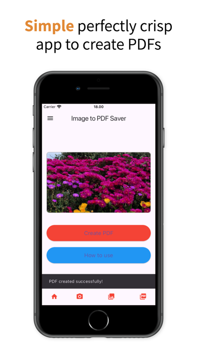 Image to PDF Saver Screenshot