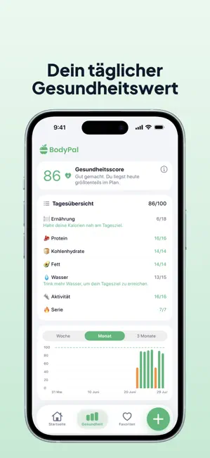 BodyPal: KI Kalorienzähler iPhone screenshot 5