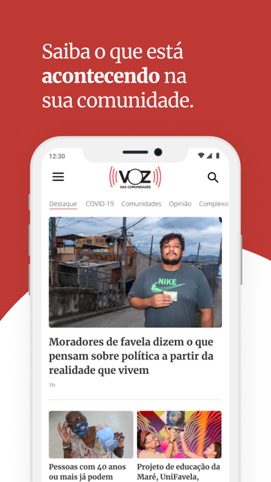 Voz das Comunidades Screenshot