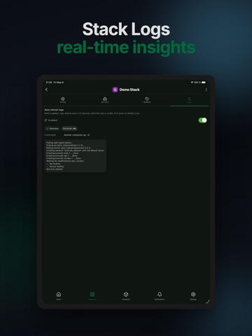 Komodo Go - Server Manager iPad screenshot