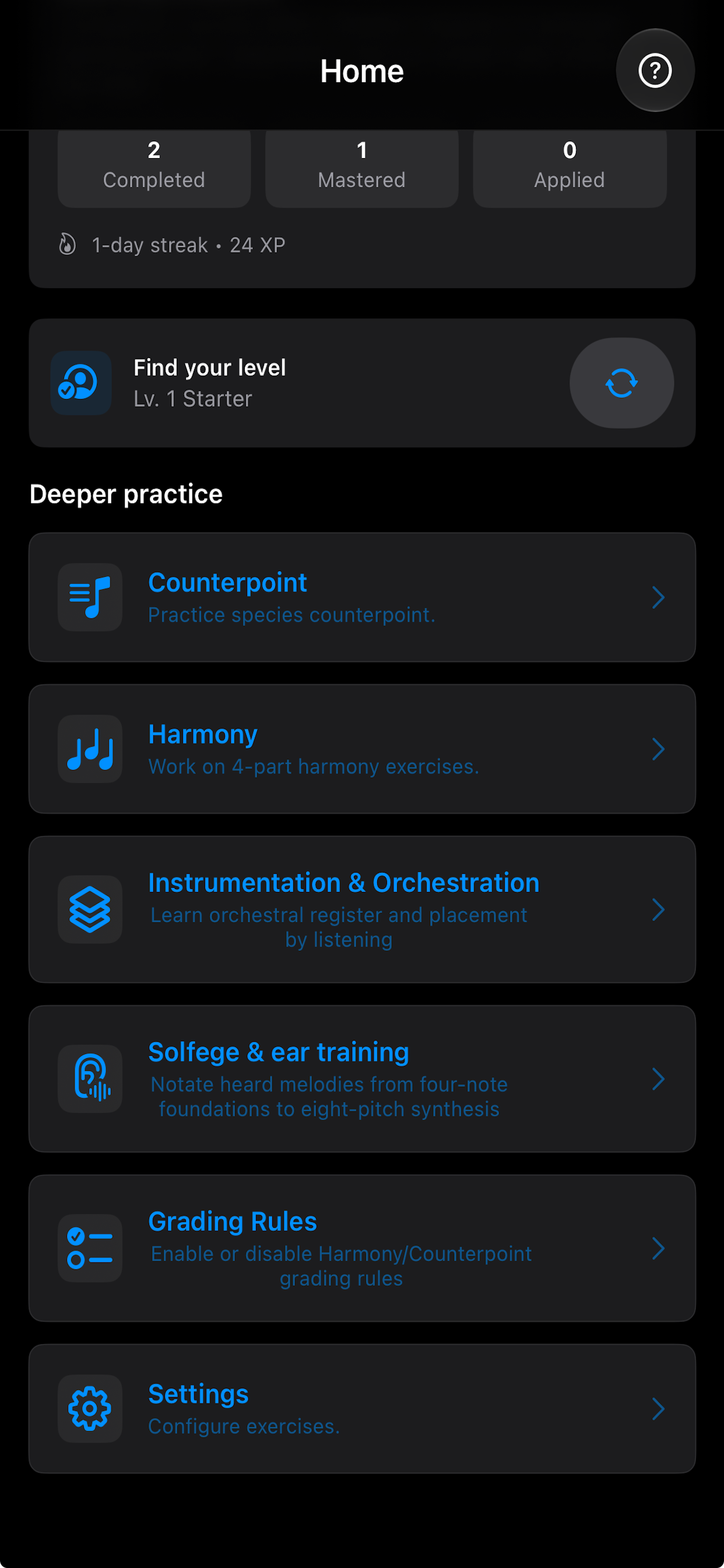 Harmony & Counterpoint screenshot 2
