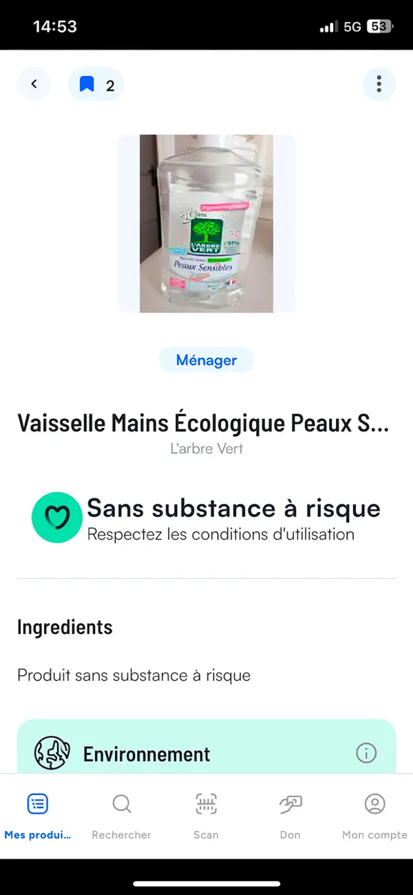 Screenshot #3 pour Quel Produit - Scan Code Barre