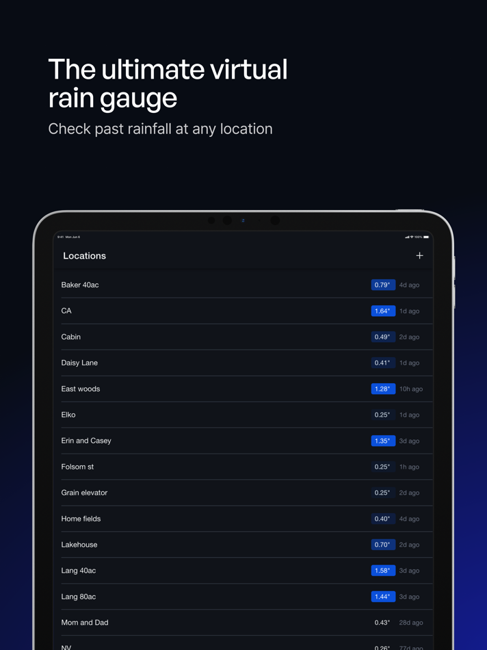 #3. Precip - Rain Gauge (iOS) By: Precipitation Inc.