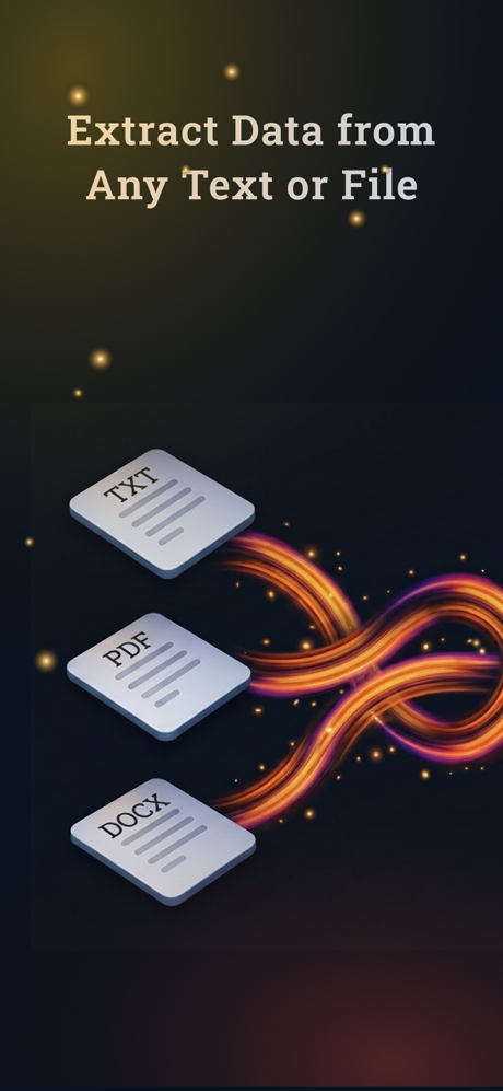 DataSieve: Text to Data screenshot 1