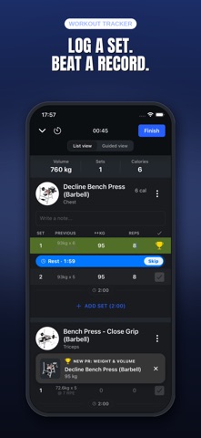 Mighty: Workout Log & Tracker Screenshot 1 of 9