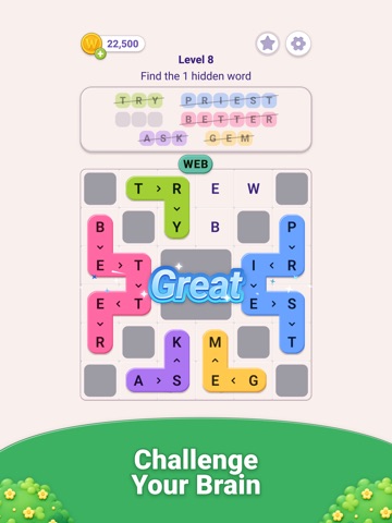 Word Braid iPad screenshot
