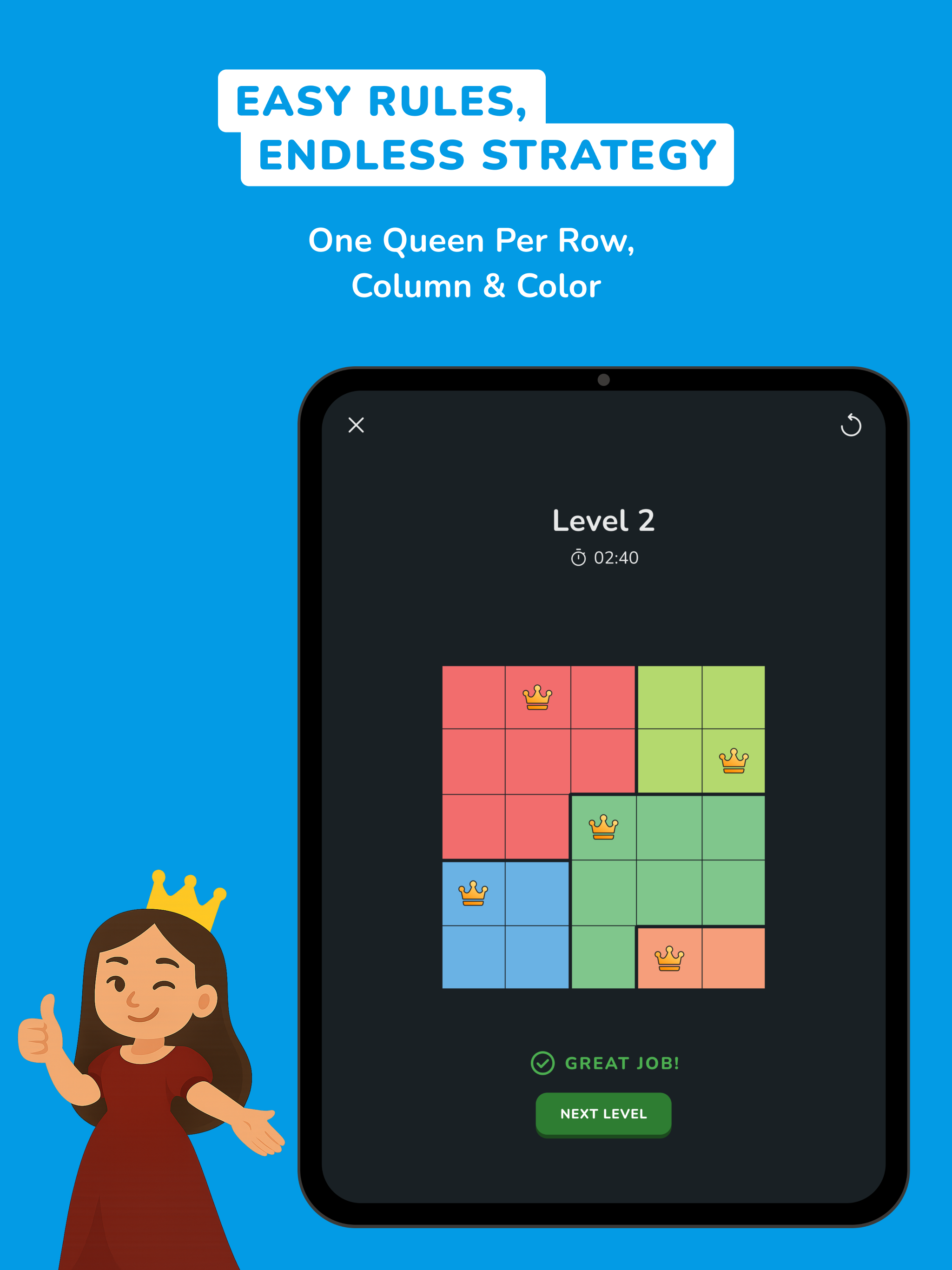 Queens: Board Puzzle Games screenshot 7