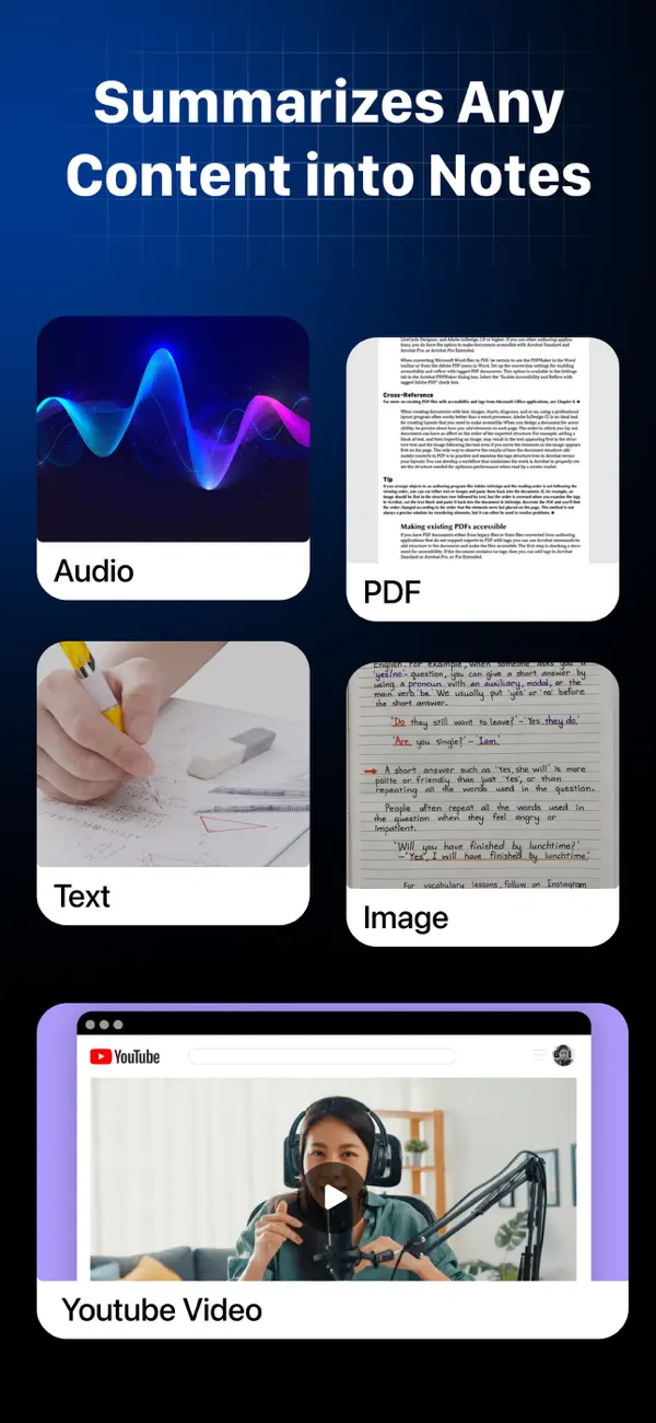 Screenshot #1 pour AI Note Taker-Voice to Notes !