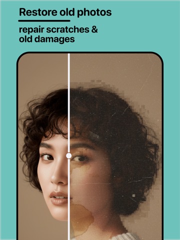 Lucent · AI Photo Enhancer 4K iPad screenshot