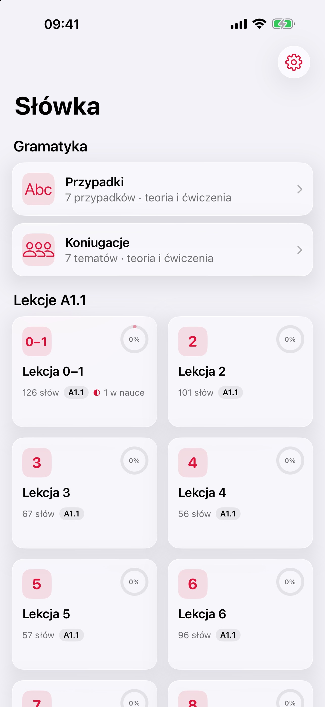 Screenshot 1 of Słówka — POLSKIMOSKWA