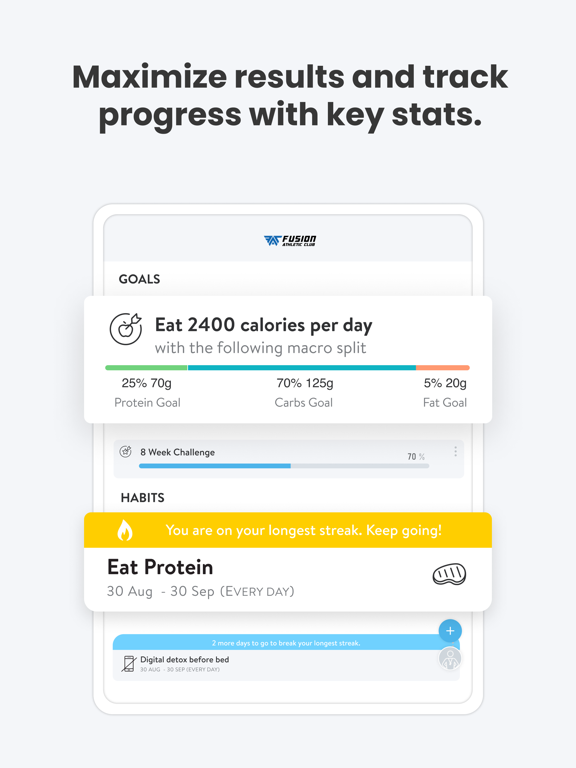 GoFAC iPad screenshot 6 - Health & Fitness app