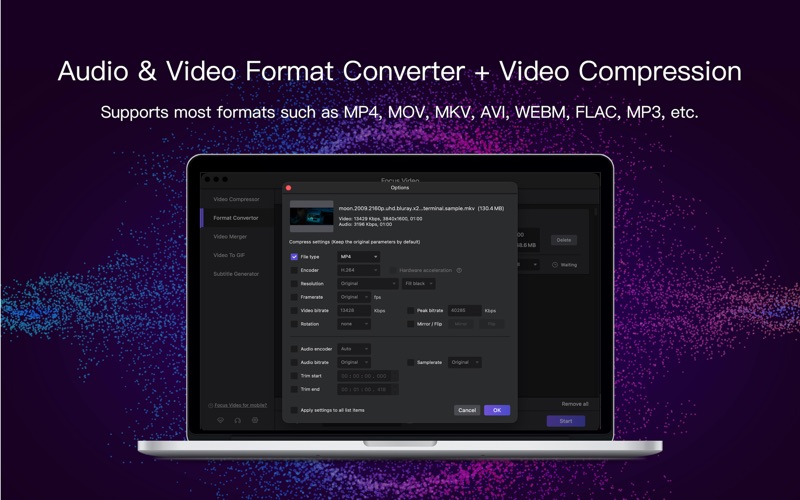 Focus Video - Format Converter Screenshot 1 of 5