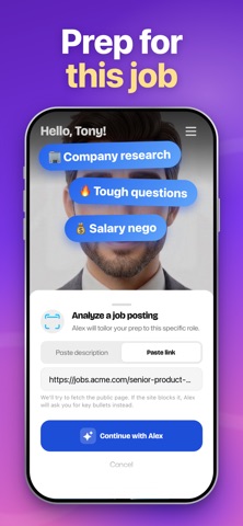 Alex: AI Mock Interview Coach Screenshot 4 of 5