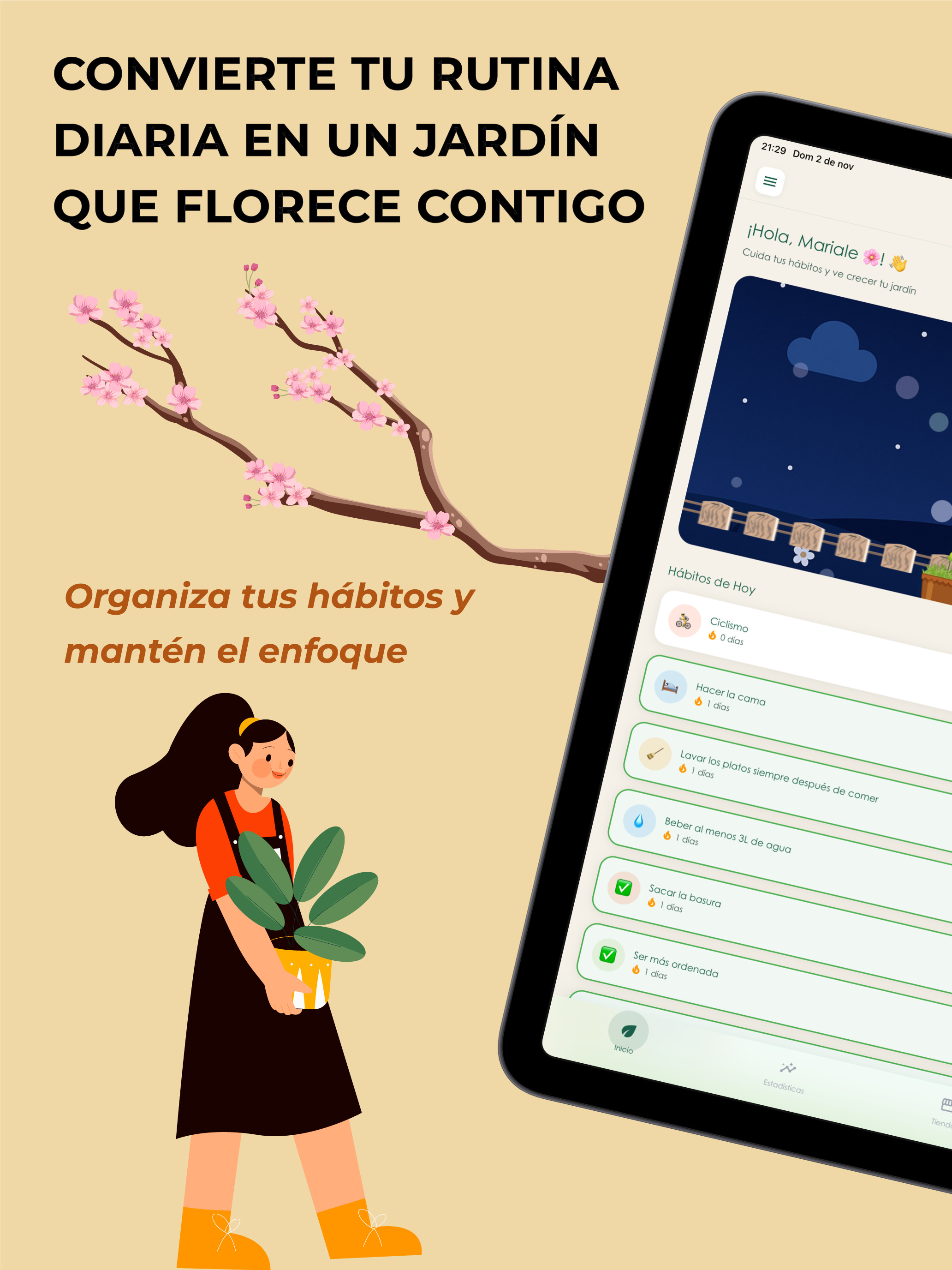 Growa: Habit Tracker & Focus screenshot 5