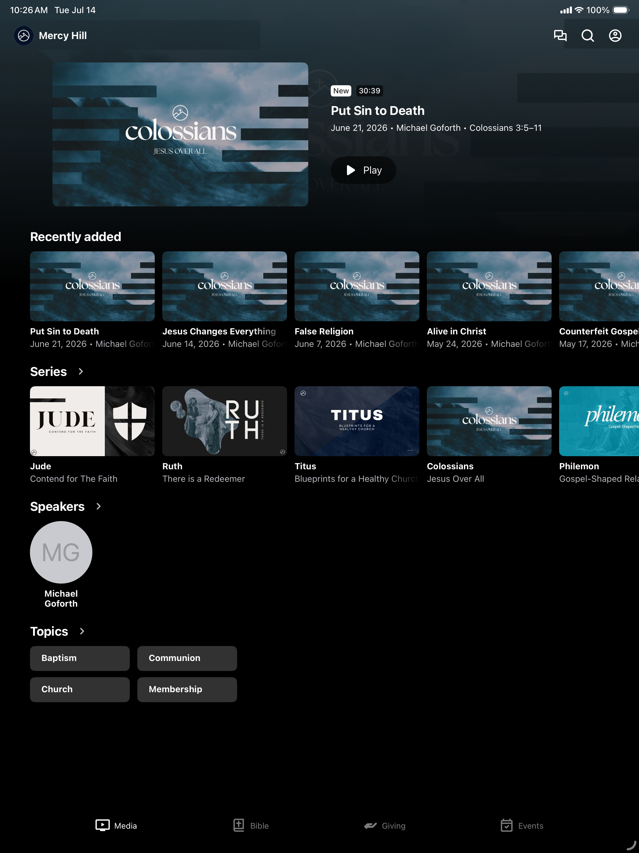 Mercy Hill Church Port Austin screenshot 4