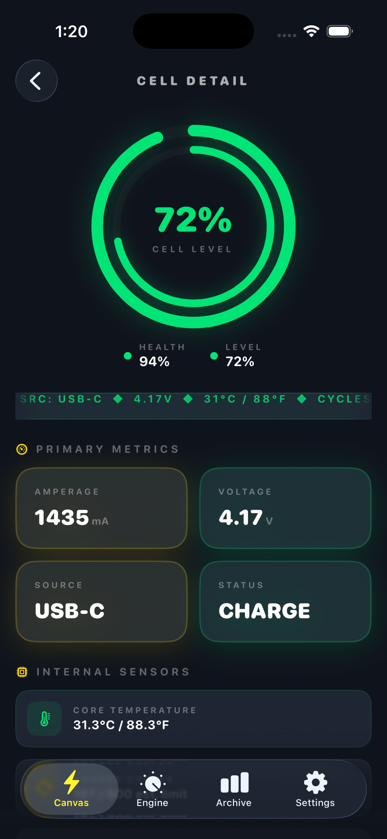Chicurrent: Battery Engine screenshot 3