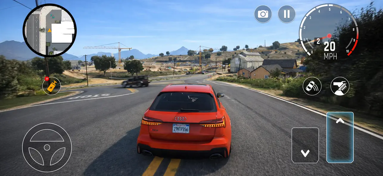 Screenshot #3 pour Car Driving City Racing Games