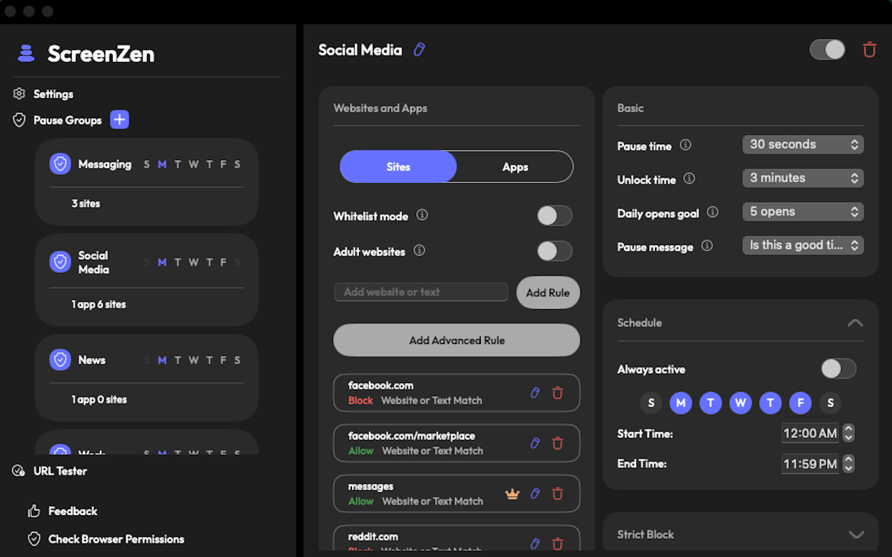 ScreenZen- Screen Time Control
