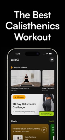 Calisthenics Workout: CalistX Screenshot 4 of 9