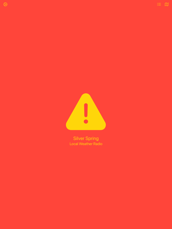 Local Weather Radio Forecast iPad screenshot 2 - Weather app