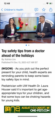 WQOW 18 News NOW iPhone screenshot
