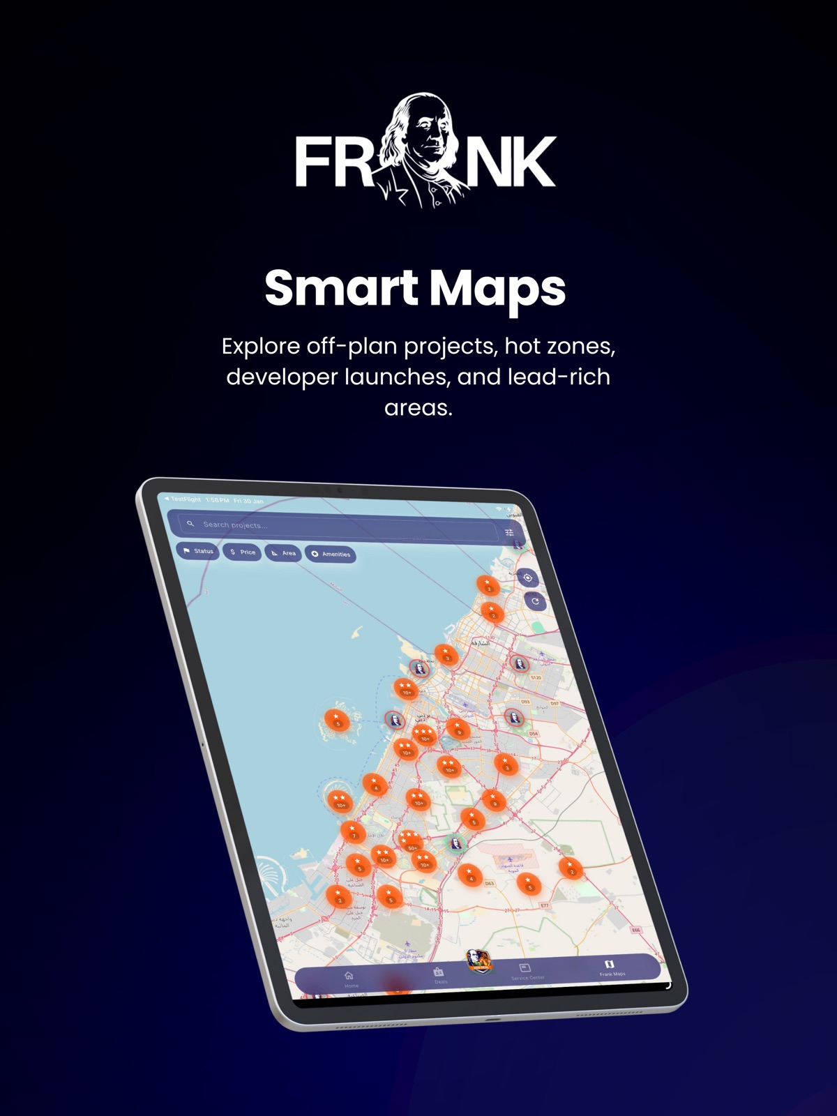 Frank Ai. Real Estate Platform ipad screenshot 4