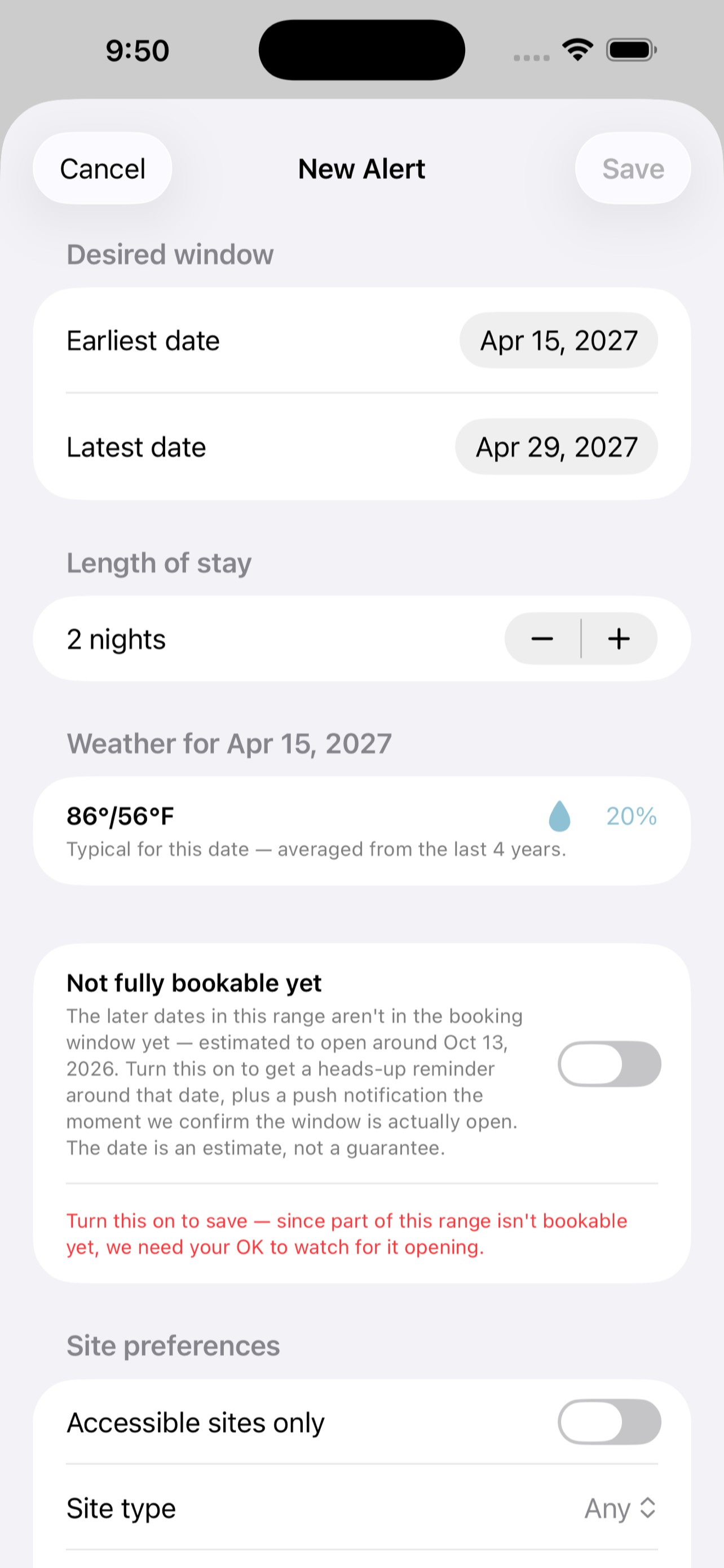 CampScout - Campsite Alerts screenshot 6
