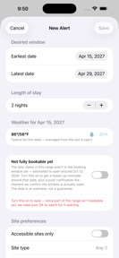 CampScout - Campsite Alerts screenshot