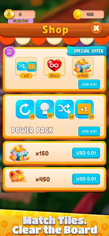 Bitcoin Tile Match! screenshot 7