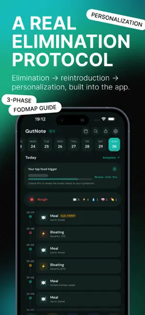 GutNote: IBS & FODMAP Diary screenshot 3