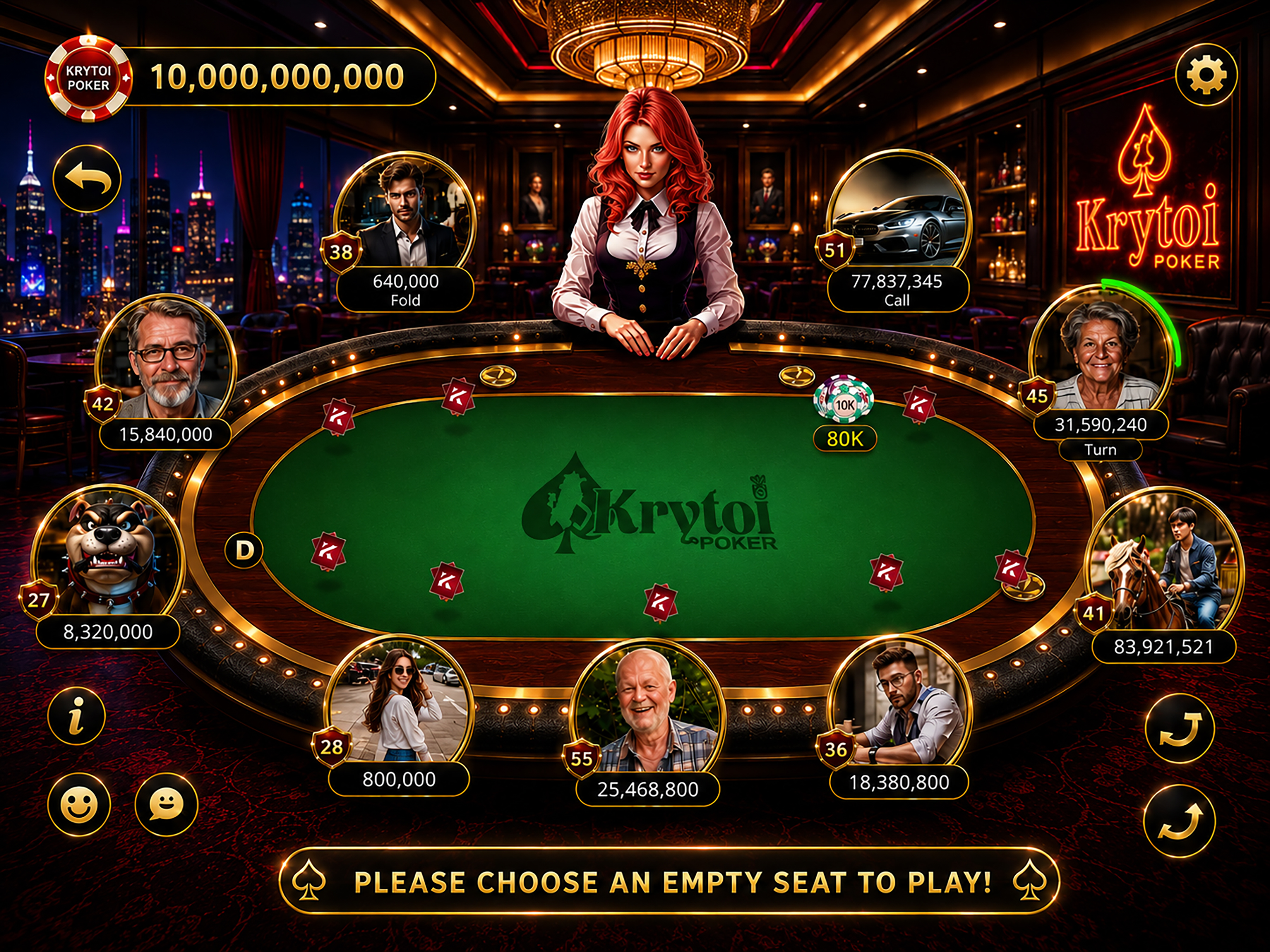 Krytoi Poker Texas Holdem screenshot 14
