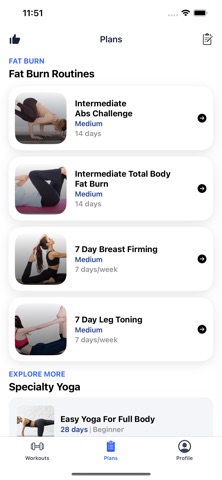 Yoga Workout - Lose Weight Screenshot 6 of 7