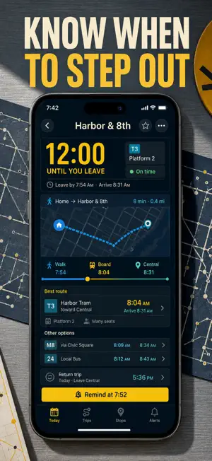 Bus & Train: When to Leave screenshot 2