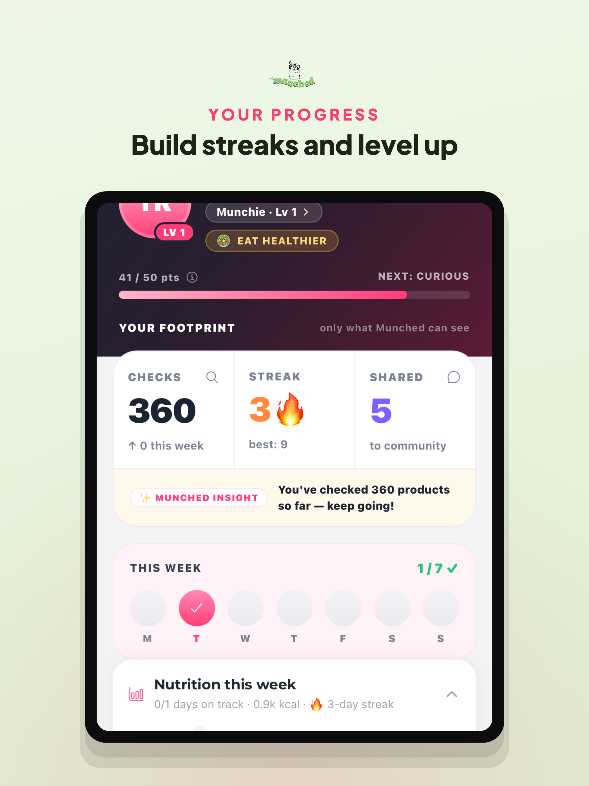 Munched: Nutrition Scanner