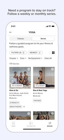ALO Wellness Club iPhone screenshot